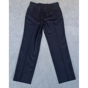 Martinique Made For The NYPD Police Uniform Pants Men 36 Navy Wool Blend Pleated